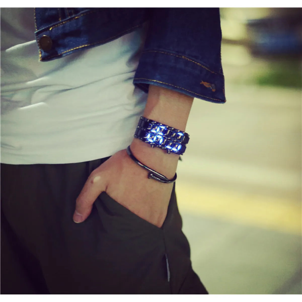 LED Lava Electronic Watch